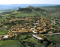 Atienza - Atienza desde el aire - Aérea 1990