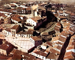 Atienza - Atienza desde el aire - Aérea 1965