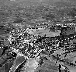 Atienza - Atienza desde el aire - Aérea 1960