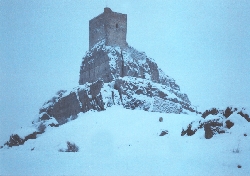 Atienza - El Castillo - Castillo nevado