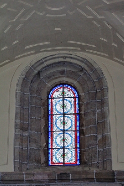 Atienza - Iglesia de San Juan - Detalle de las ventanas