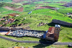 Atienza - Iglesia de Santa María del Rey - Vista desde el castillo