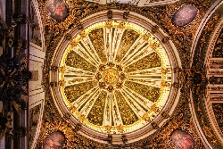 Atienza - Iglesia Museo San Bartolomé - Cúpula nave central