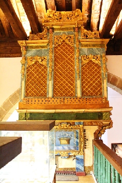 Atienza - Iglesia Museo San Bartolomé - Caja de órgano