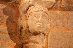 Atienza - Iglesia Museo San Gil - Capitel en el altar mayor