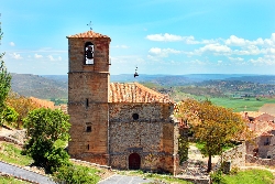 Atienza - Iglesia Museo Santísima Trinidad - Vista desde las murallas